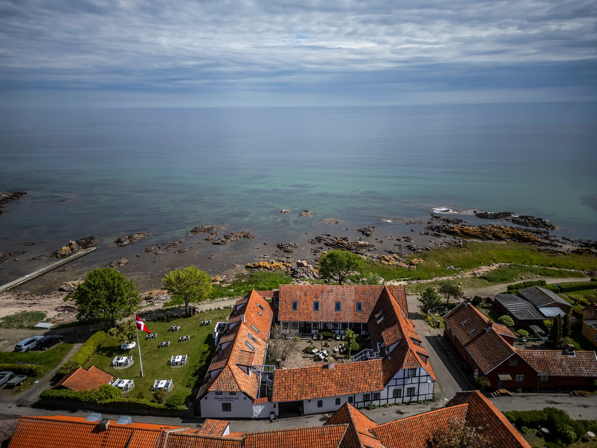 Bornholm coastline near Allinge Badehotel