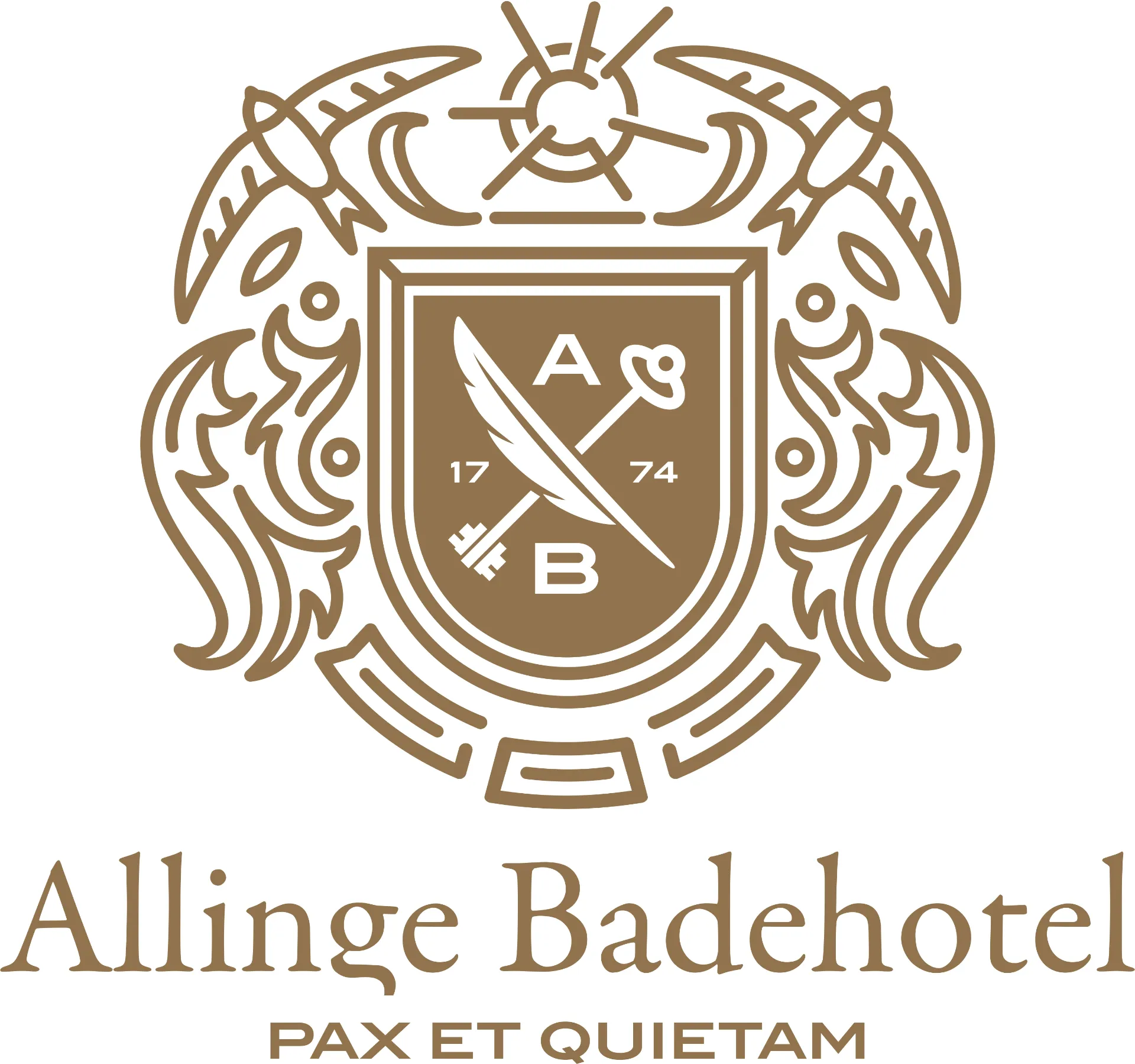 Allinge Badehotel logo - Historic boutique hotel on Bornholm since 1774