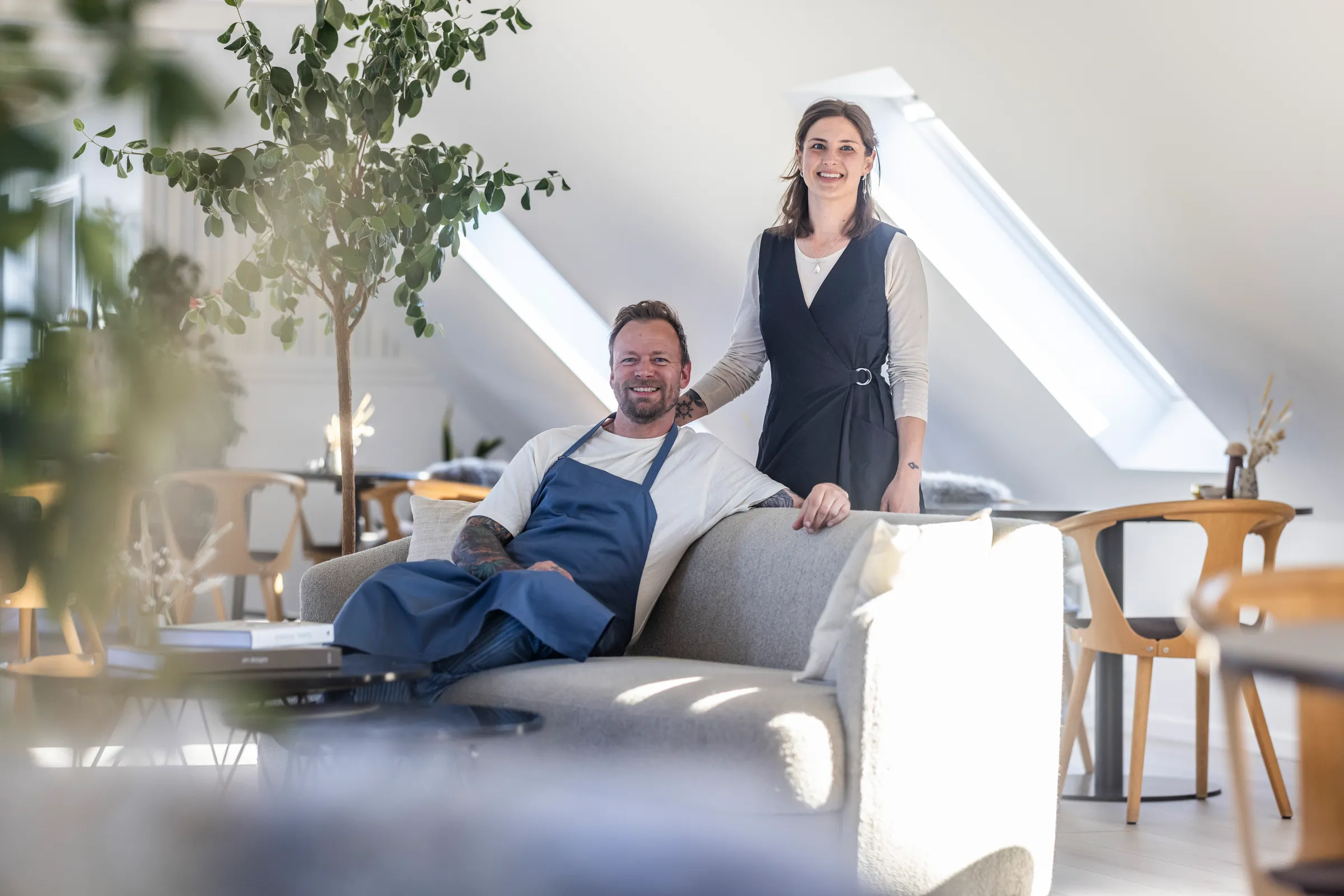 Madeleine Tejnby og Christian Milling — Allinge Badehotels nye værter